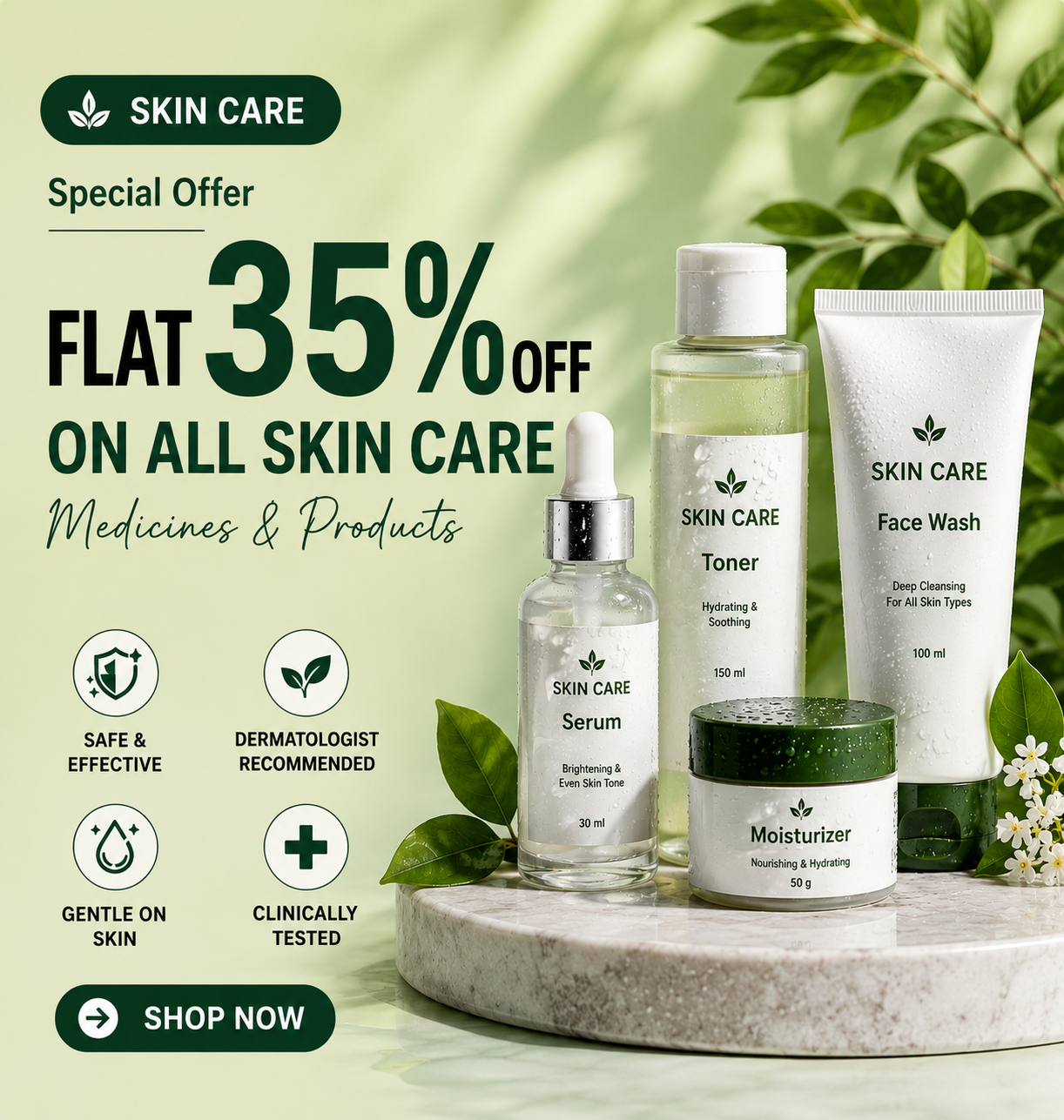 Skin Care 35 off Offers