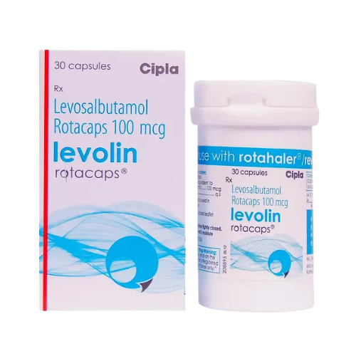 Levolin Levosalbutamol 100 Mcg Rotacaps