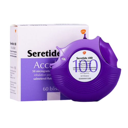 Seretide Salmeterol/Fluticasone 100 Accuhaler