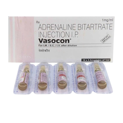 VASOCON Adrenaline Epinephrine Injection