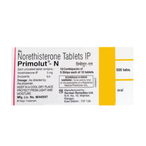 Primolut-N Norethisterone 5 Mg Tablets