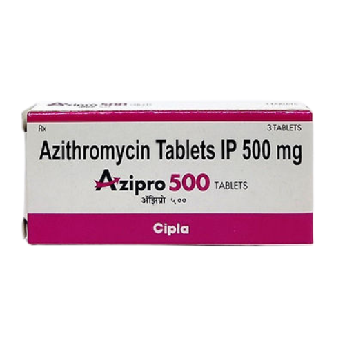 Azipro Azithromycin 500 Mg Tablets