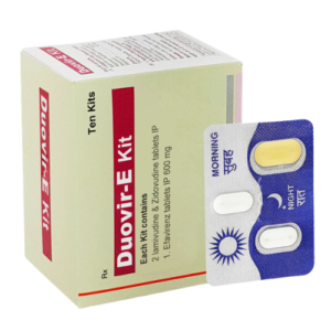 Duovir E KIT Lamivudine Zidovudine 150/300/600 Mg Tablets