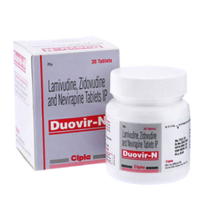 Duovir N Lamivudine Zidovudine Nevirapine 150/200/300 Mg Tablets