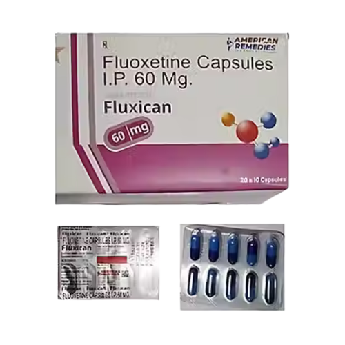 Fluxican Fluoxetine 60 Mg Capsules