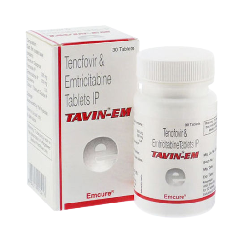 TAVIN EM Tenofovir Emtricitabine 300/200 Mg Tablets