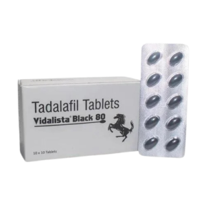 Vidalista Tadalafil Black 80 Mg Tablets