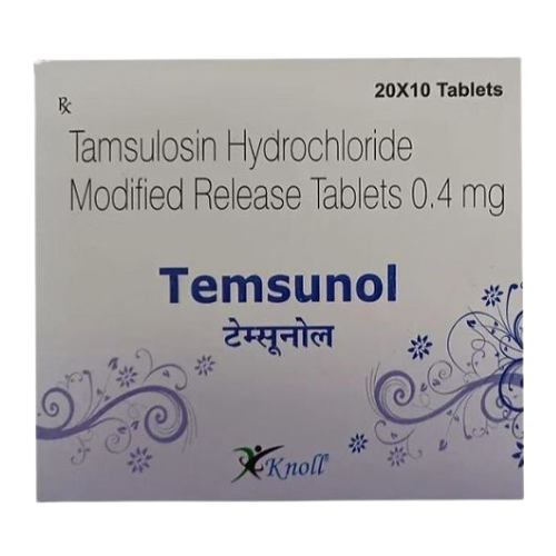 Temsunol Tamsulosin Hydrochloride 0.4 Mg Tablets
