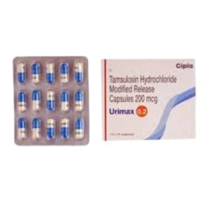 Urimax Tamsulosin Hydrochloride 0.2 Mg Capsules