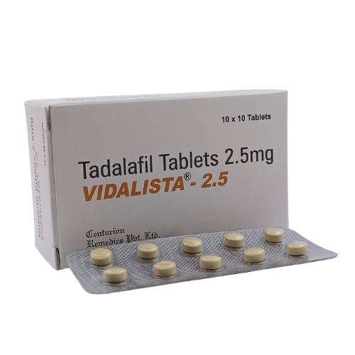 Vidalista Tadalafil 2.5 Mg Tablets
